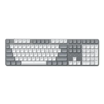 Teclado Mecanico Sm3 Slim Bt (branco E Cinza Claro) - Us