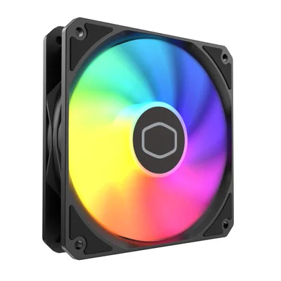 Cooler Fan Para Gabinete Cooler Master Mf120 Lite ARGB Preto 120mm  Mfw-b2dn-17npa-r1
