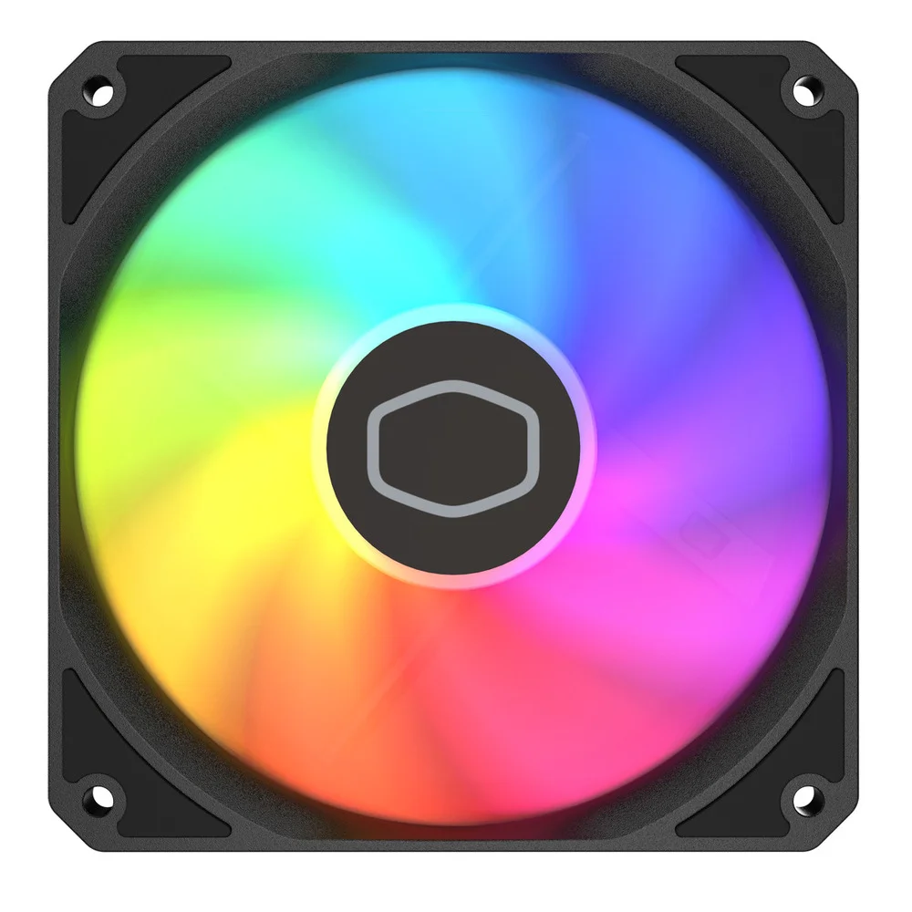 Cooler Fan Para Gabinete Cooler Master Mf120 Lite ARGB Preto 120mm  Mfw-b2dn-17npa-r1 5
