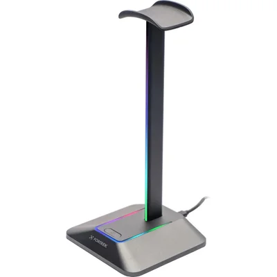 Suporte Para Headset RGB Com Hub Usb 2 Entradas Fortrek Nexus