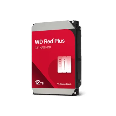 Hd 12TB Wd Red Plus Nas, 3.5', Sata Iii 6gb/s, 7200rpm, Cache 512mb - Wd120efgx