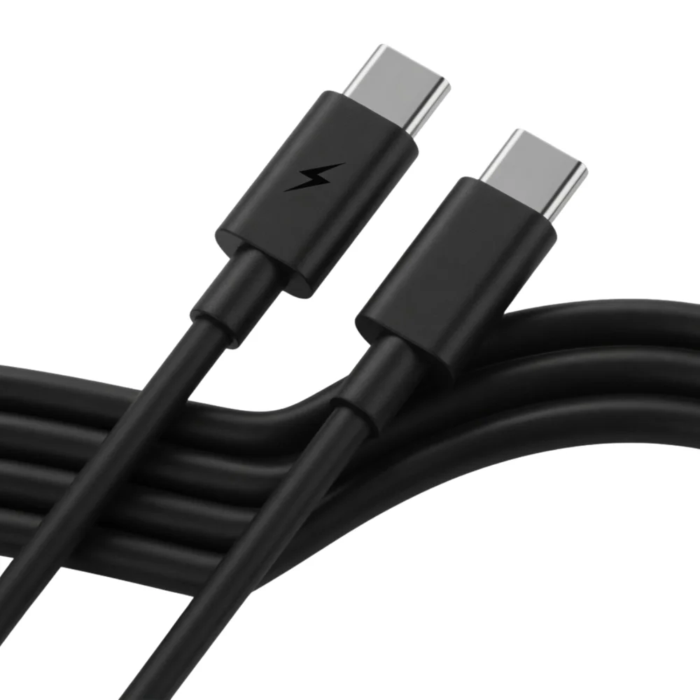 Imagem 2 de 5 do produto Conector Usb-c Para Usb-c 1m Carregamento Rápido Preto