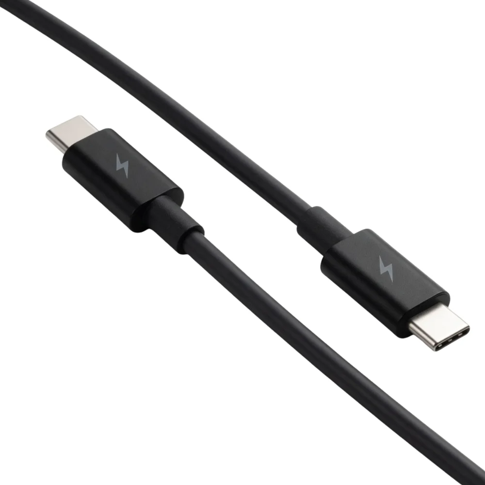 Imagem 3 de 5 do produto Conector Usb-c Para Usb-c 1m Carregamento Rápido Preto