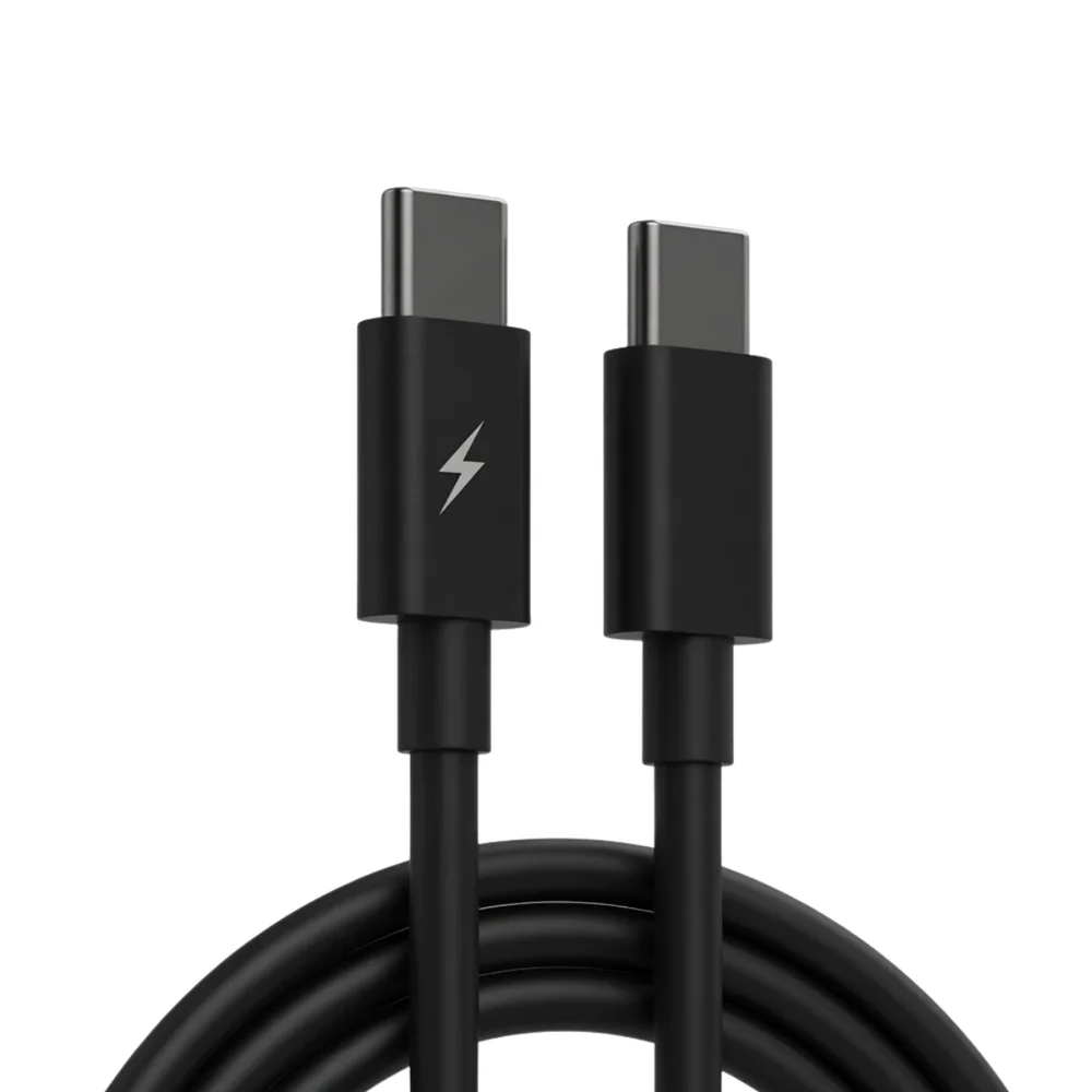 Imagem 4 de 5 do produto Conector Usb-c Para Usb-c 1m Carregamento Rápido Preto