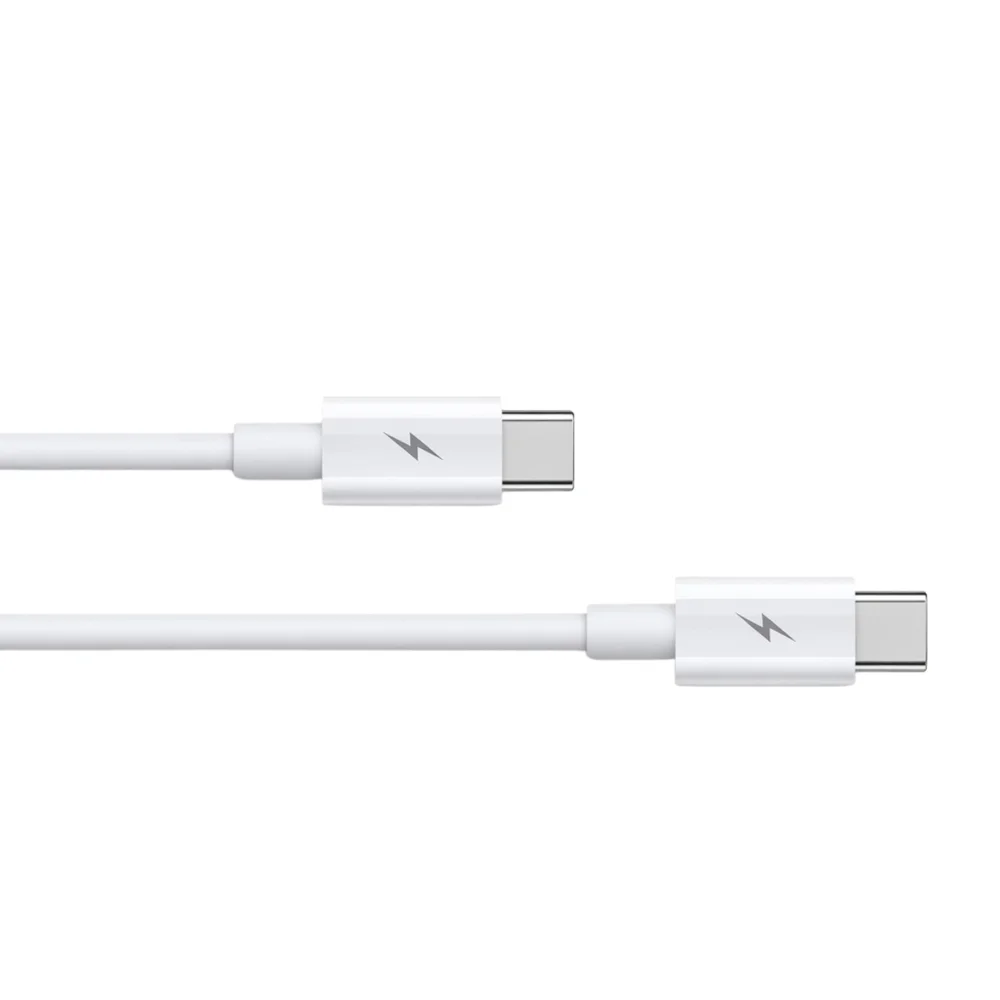 Imagem 3 de 5 do produto Cabo Usb C Para Usb C 1m Rápido Durável Branco Premium 2026
