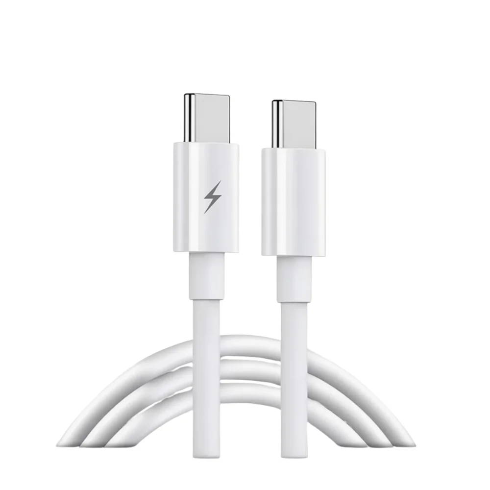 Imagem 4 de 5 do produto Cabo Usb C Para Usb C Alta Velocidade Branco Premium