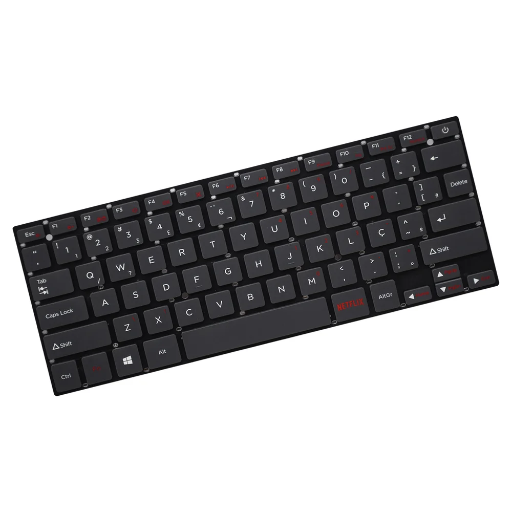 Teclado Para Notebook Positivo Motion Q432a Abnt2 - Botão Netflix Teclado Para Notebook Positivo Motion Q432a Abnt2 - Botão Netflix