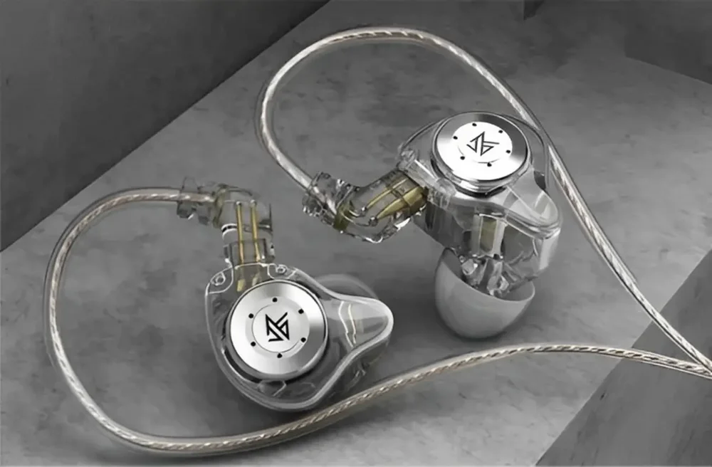 Imagem 2 de 4 do produto Fone De Ouvido Kz Edx Pro Sem Microfone - Cristal