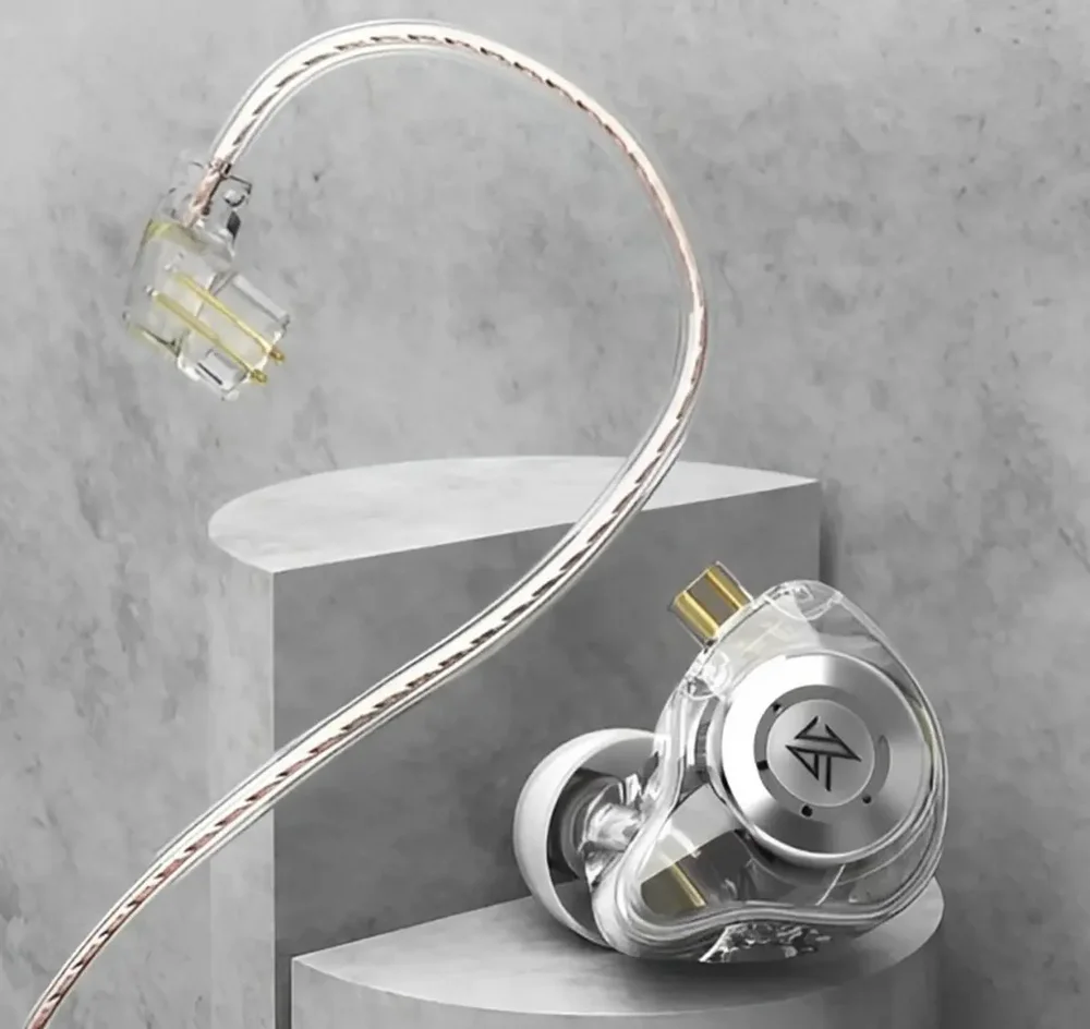 Imagem 4 de 4 do produto Fone De Ouvido Kz Edx Pro Sem Microfone - Cristal