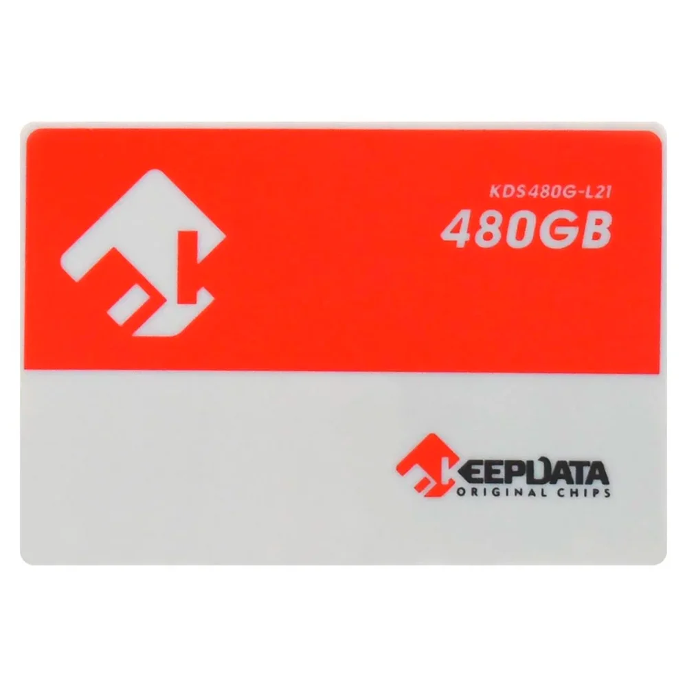 SSD Keepdata 480GB Sata Iii 6gb/s, Leitura Até 550mb/s E Gravação Até 500mb/s - Kds480g-l21