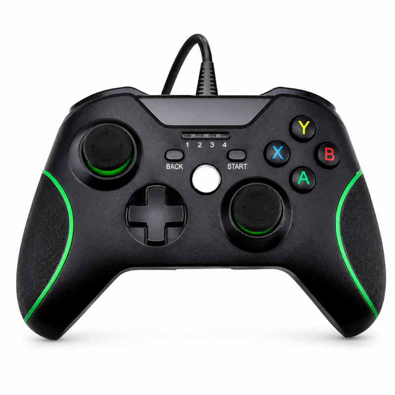 Controle Gamer Compatível Com XBOX One Usb Computador Controle Compatível XBOX One Series Com Fio Top