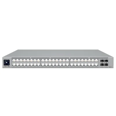 Switch Ubiquiti Gerenciável L3 48 Portas 2.5 Gigabit + 04 Sfp28 De 25gb Usw-pro-xg-48-poe Rack