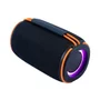 Caixa De Som Portátil Com Bluetooth Iluminação Roxa Alça