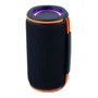Caixa De Som Portátil Com Bluetooth Iluminação Roxa Alça
