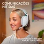 Headset Gamer Sem Fio Logitech G321 Lightspeed, Bluetooth, Branco N/a