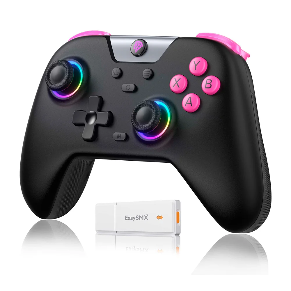 Controle Easysmx X05 Hall Effect Sem Fio Para PC E Switch