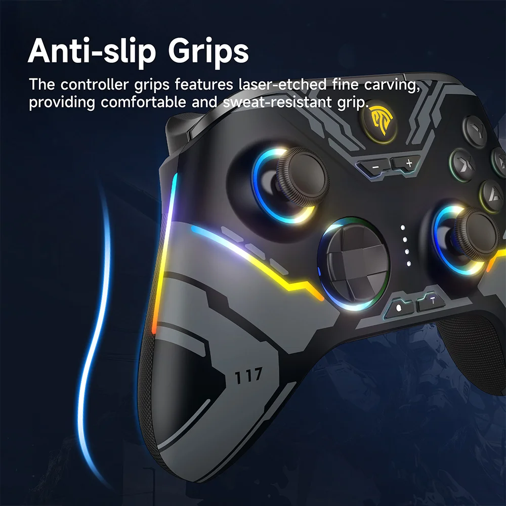 Imagem 4 de 5 do produto Controle Gamer Easysmx X15 Hall Effect Bluetooth E 2.4ghz