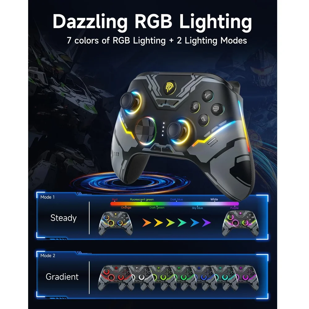 Imagem 5 de 5 do produto Controle Gamer Easysmx X15 Hall Effect Bluetooth E 2.4ghz
