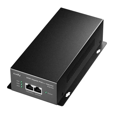 Adaptador Poe++ Cudy 90w Gigabit802.3bt Injetor Metal Poe350