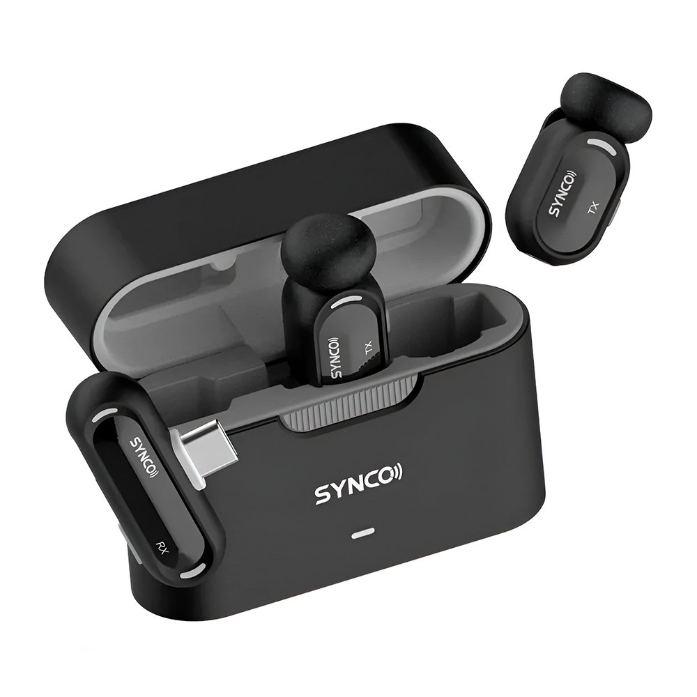 Microfone Sem Fio Synco Smic-c Usb-c Lapela Celular Vlog