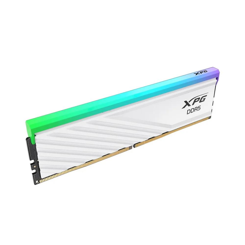 Memória Xpg Lancer Blade RGB Wh, 16gb Ddr5, 5600mhz, Cl46, Ax5u5600c4616g-slabrwh
