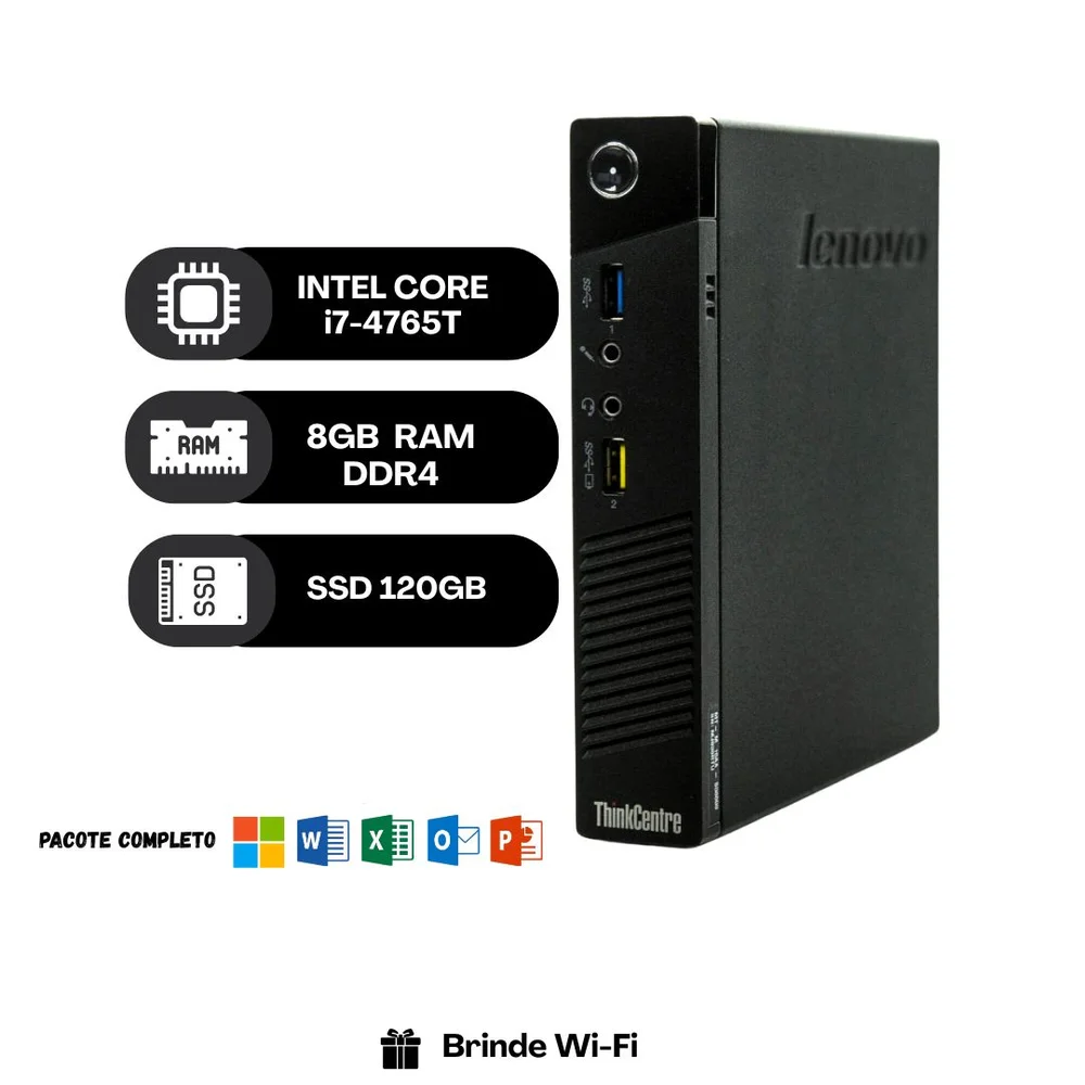 コンパクトPC Lenovo 90J0/Win11/M.2SSD/メモリ8GB！ Produtos com até 15 OFF no PIX KaBuM