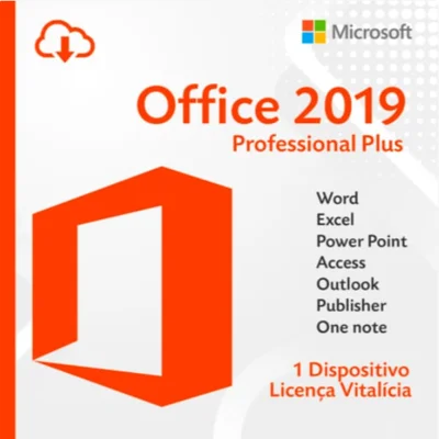 Office 2019 Professional Plus - Licença   Vitalicia - Cartão Físico