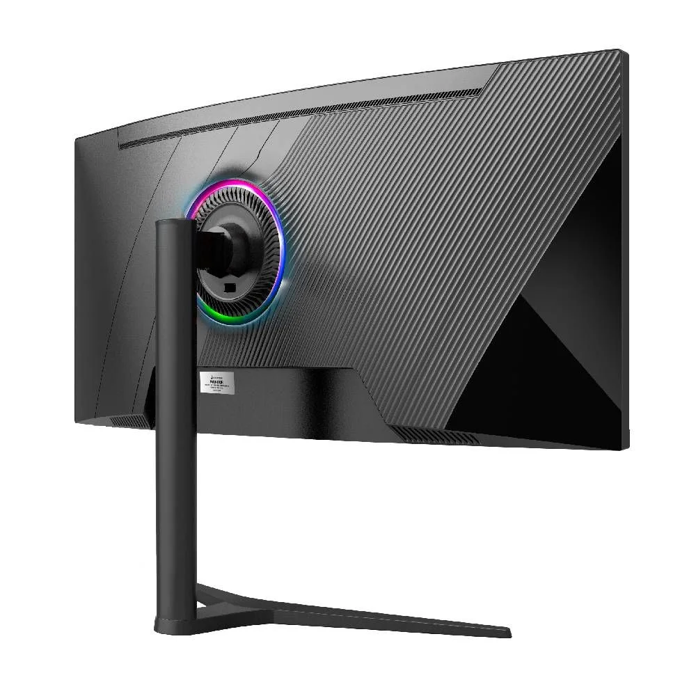 Monitor Gamer Curvo Rise Mode Elite 34", QHD, 165Hz, 1ms, VA, FreeSync, HDR 400, Preto, DisplayPort e HDMI, sRGB 110%  - RM-MOG-34C1652K-B