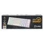 Teclado Mecânico Branco RGB 60% Gamer Switch Brown Jogos Tkl Snow Walker V2 Clanm