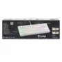 Teclado Mecânico Branco RGB 60% Gamer Switch Brown Jogos Tkl Snow Walker V2 Clanm