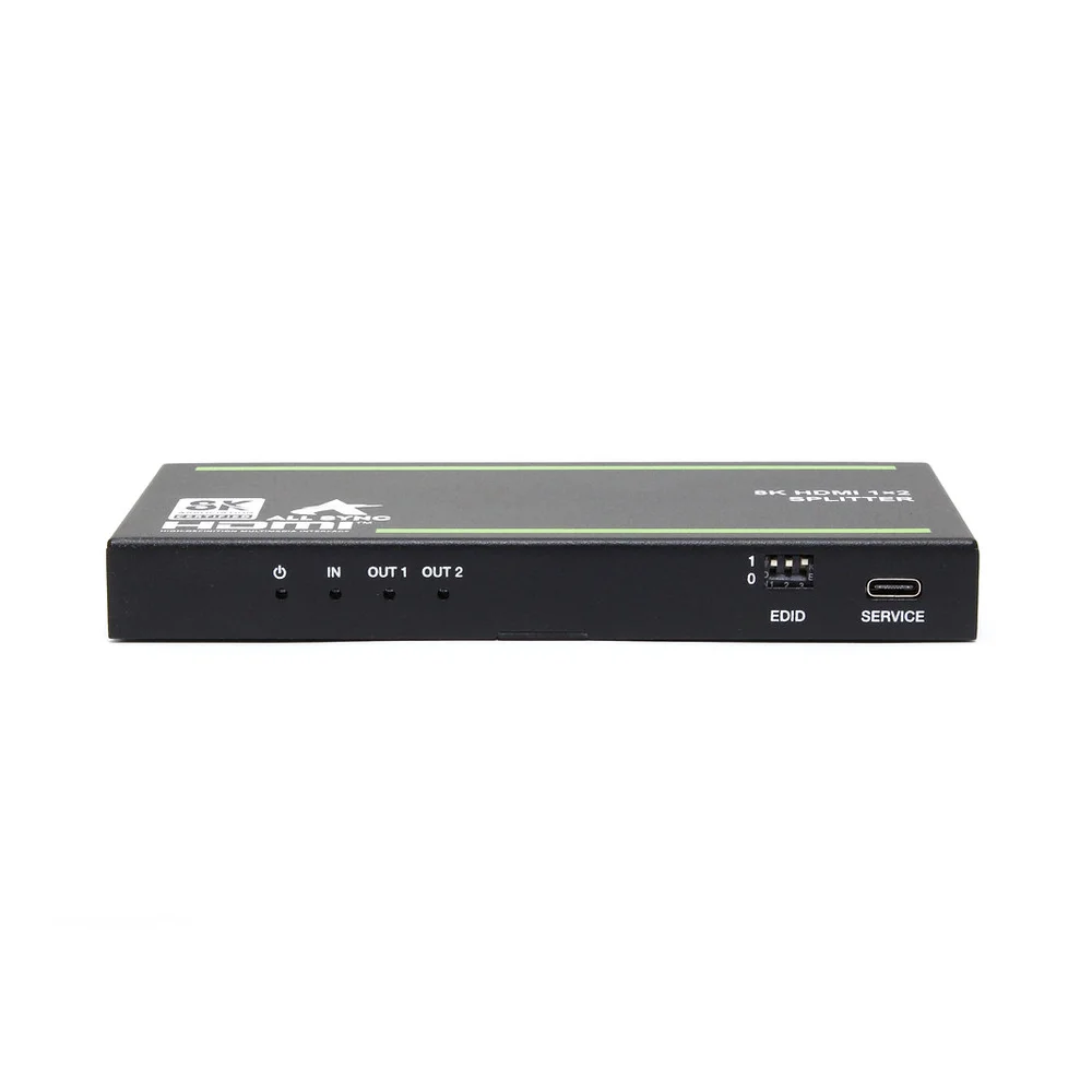 Imagem 2 de 5 do produto Splitter De Video HDMI 2 Portas 8k Com Extração De Áudio / As-sp28ex