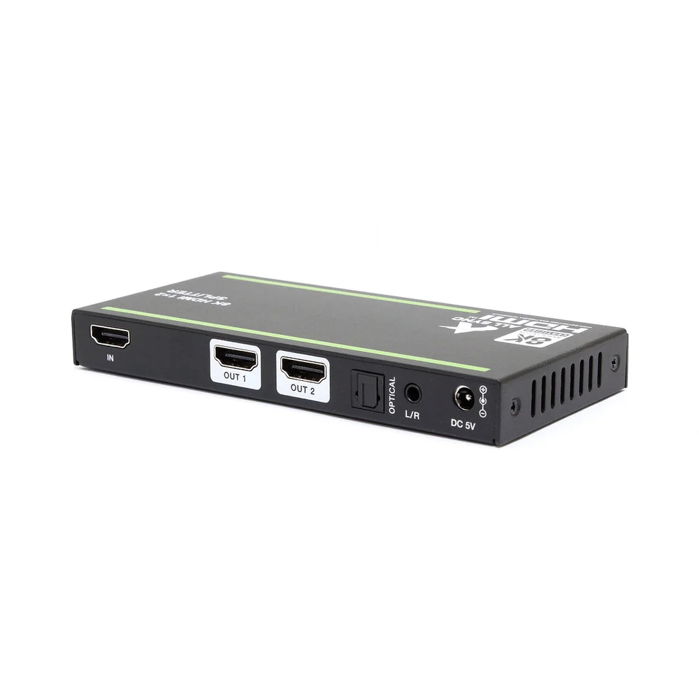 Imagem 5 de 5 do produto Splitter De Video HDMI 2 Portas 8k Com Extração De Áudio / As-sp28ex