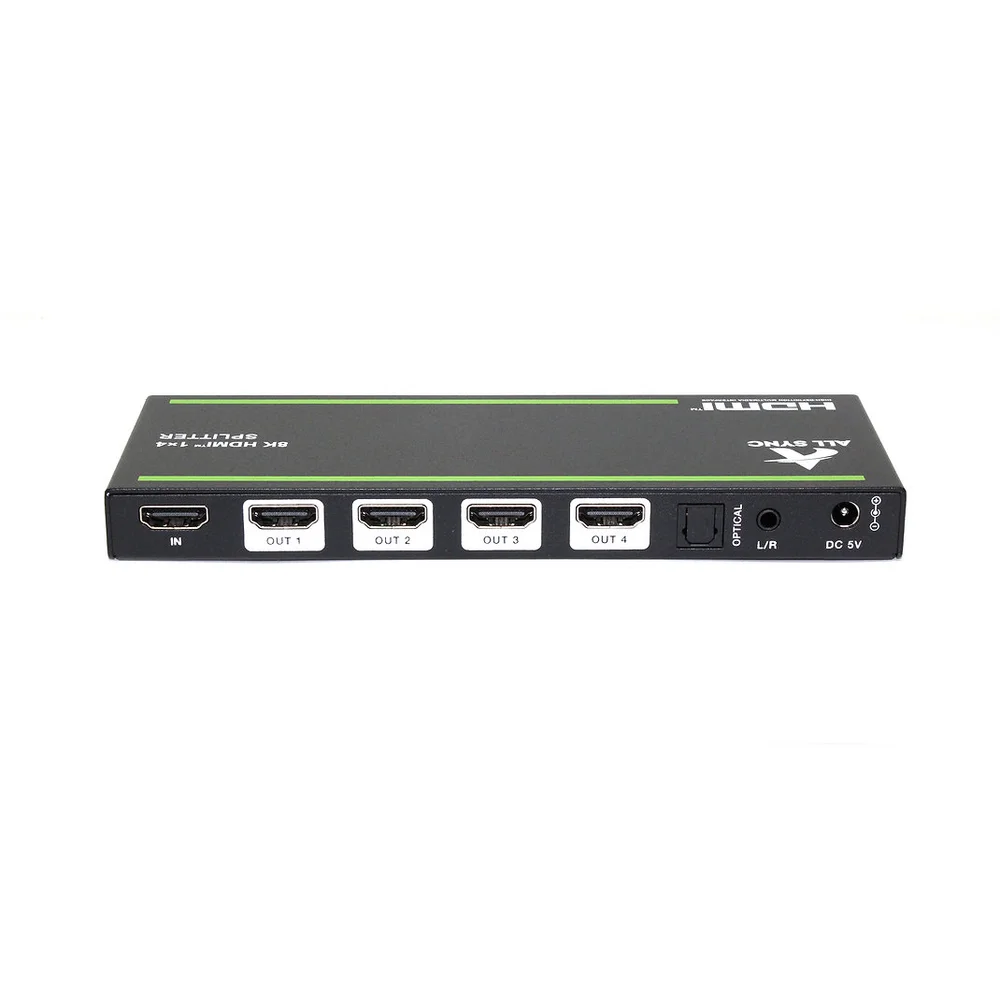 Imagem 3 de 5 do produto Splitter De Video HDMI 4 Portas 8k Com Extração De Áudio / As-sp48ex