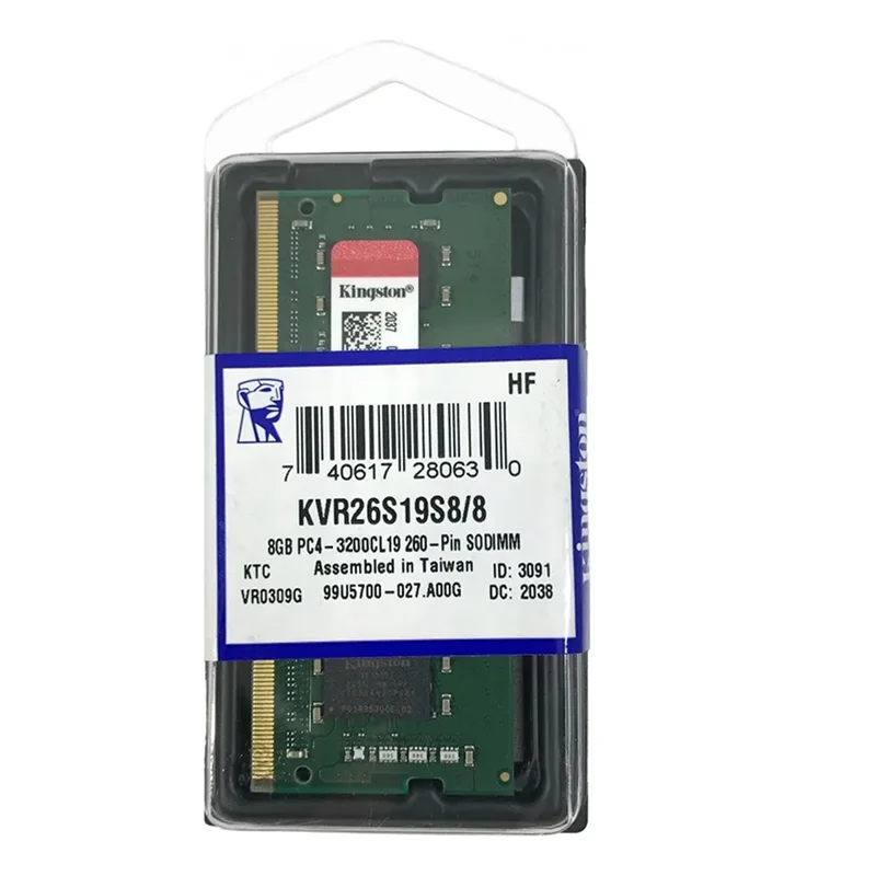 Memória Ram Kingston Ddr4 8GB 3200mhz Sodimm - Notebook
