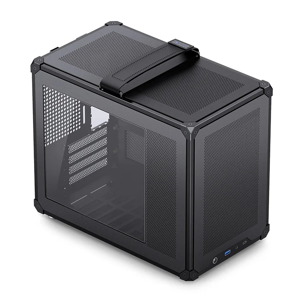 Gabinete Compacto Jonsbo C6 Black Max-atx Preto Usb-c