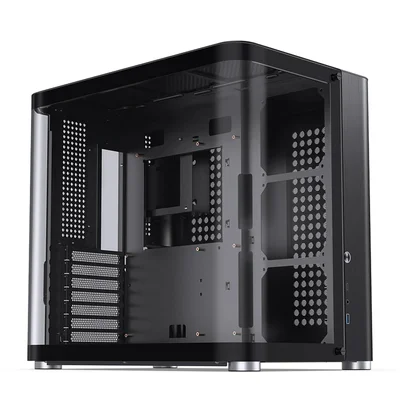 Gabinete Premium Jonsbo Tk-2 Black Atx Panorâmico Vidro Temperado Usb-c Preto