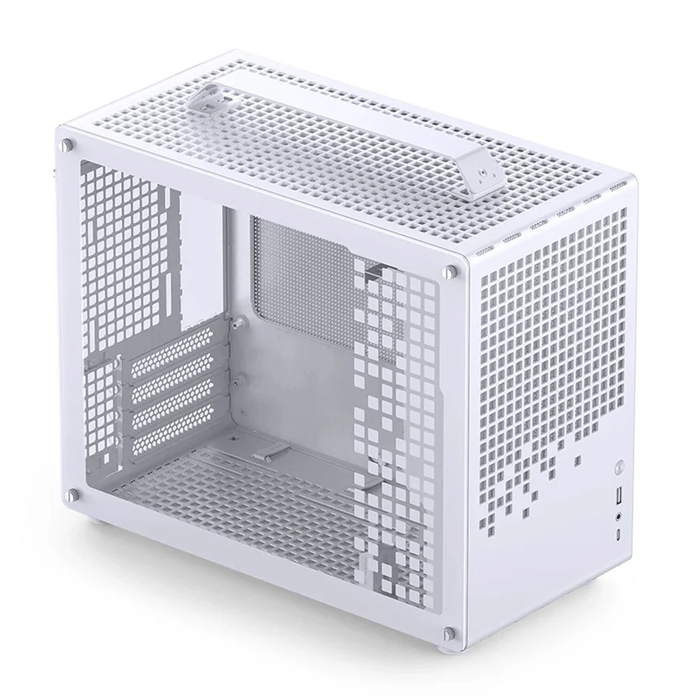 Imagem 5 de 5 do produto Gabinete Premium Jonsbo Z20 White M-atx Branco Com Alça Usb-c