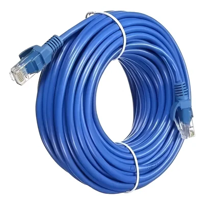Cabo De Rede Cat 6 Md9 20 Metros Alto Desempenho 10/100/1000