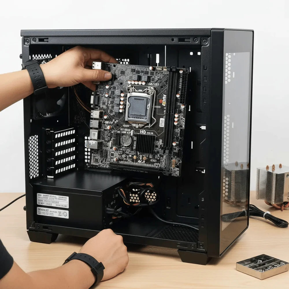 Placa Mãe LGA 1151 Chipset Lan 1000 Intel H110 64gb Usb 3.0 6