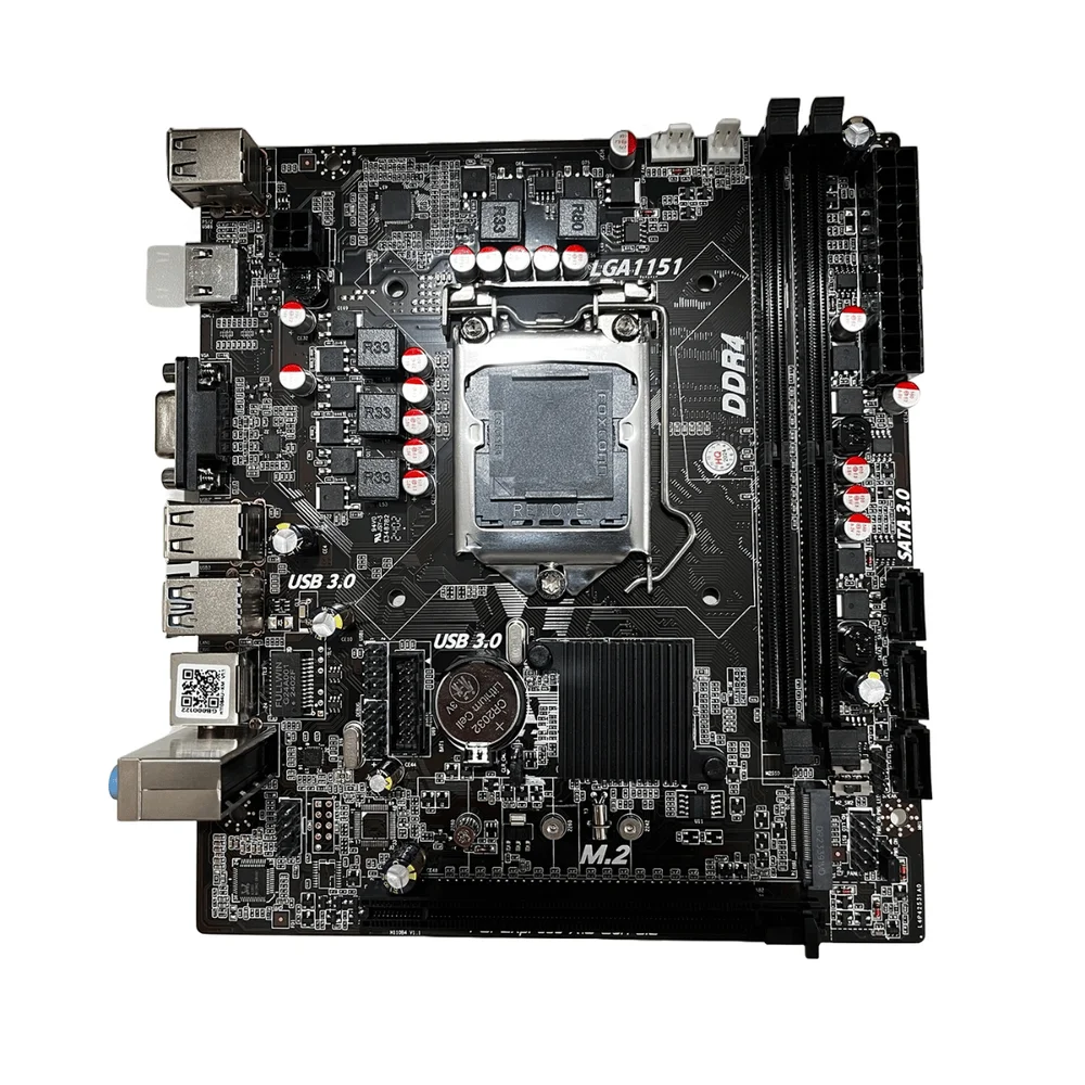 Placa Mãe LGA 1151 Chipset Lan 1000 Intel H110 64gb Usb 3.0 7