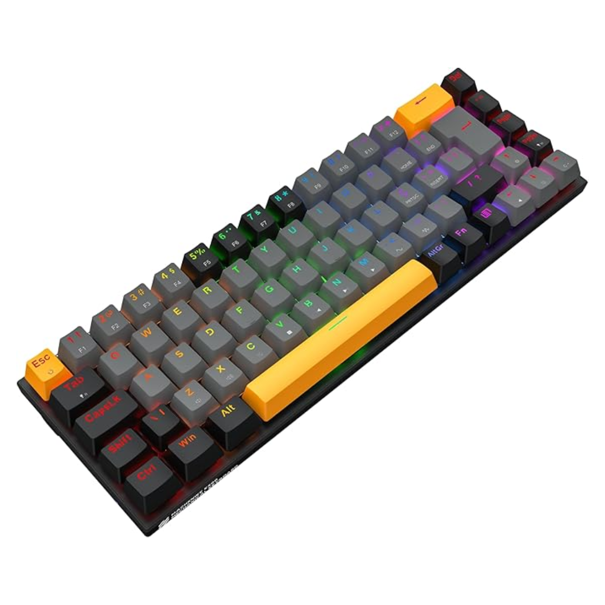 Teclado Mecânico Machenike K500-b68 RGB Abnt2 Red Hotswap