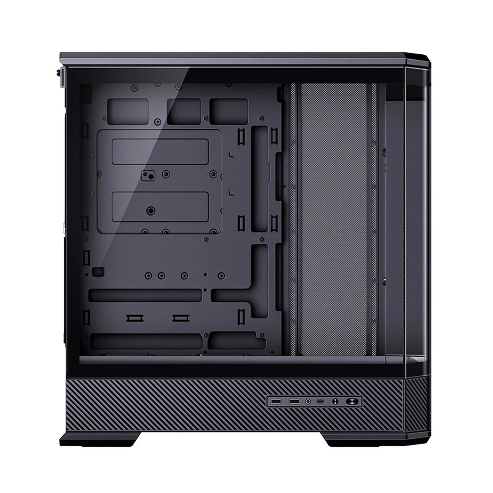 Imagem 3 de 5 do produto Gabinete Gamer Aquario Premium - Jonsbo D400 Black - Preto