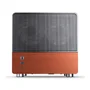 Gabinete Jonsbo V12 Black M-atx Preto Vidro Panorâmico 270° Madeira Nogueira