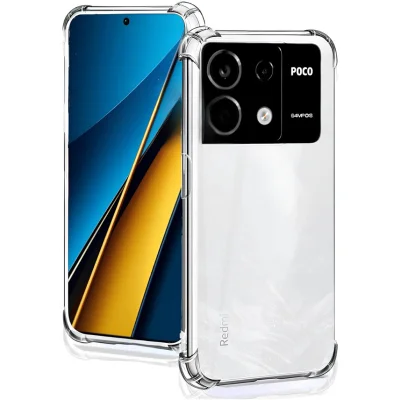 Capa Capinha Silicone Anti Choque Para Xiaomi Poco X6 5g Transparente