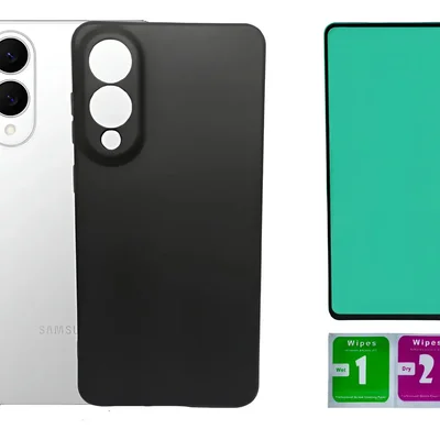 Capa Aveludada + Película Cerâmica Para Samsung Galaxy S25 Edge 5g