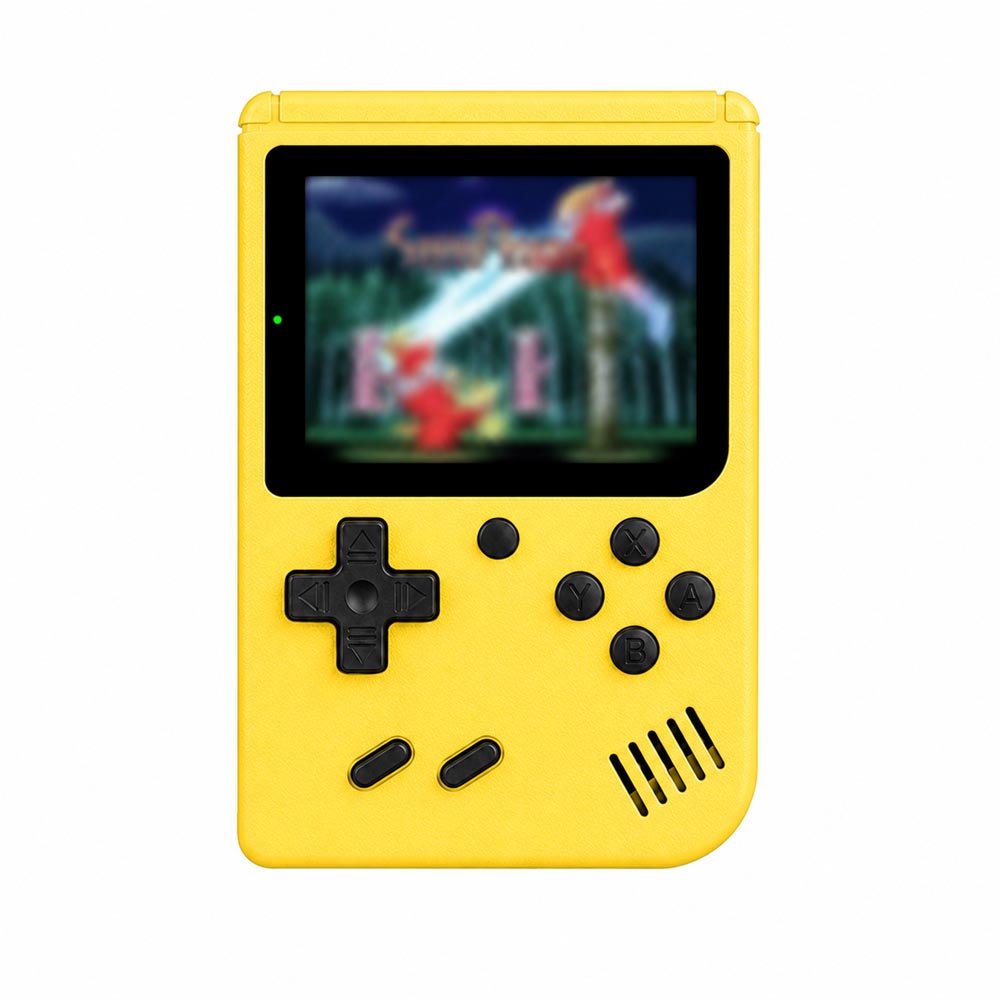 Super Mini Video Game Portátil 400 Em 1 Retrô Cor:amarelo