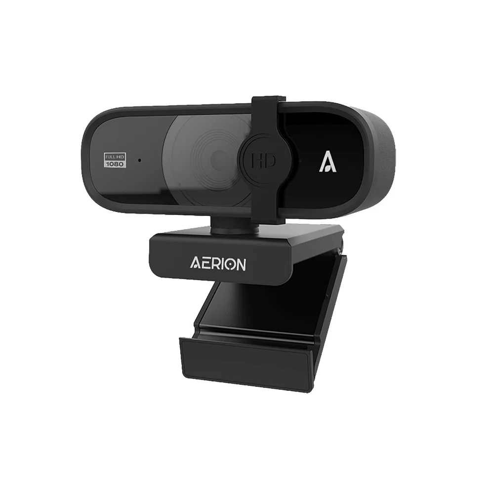 Imagem 4 de 5 do produto WebCam Usb Full Hd 1080p Visus 100 Com Microfone Aerion Web100 Preto