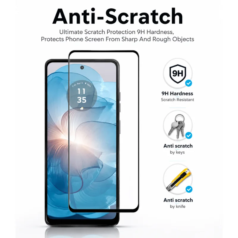 Imagem 4 de 5 do produto Película De Vidro 3d Compatível Com Iphone 17 Pro Max Promax - Proteção Premium 9h Full Cover