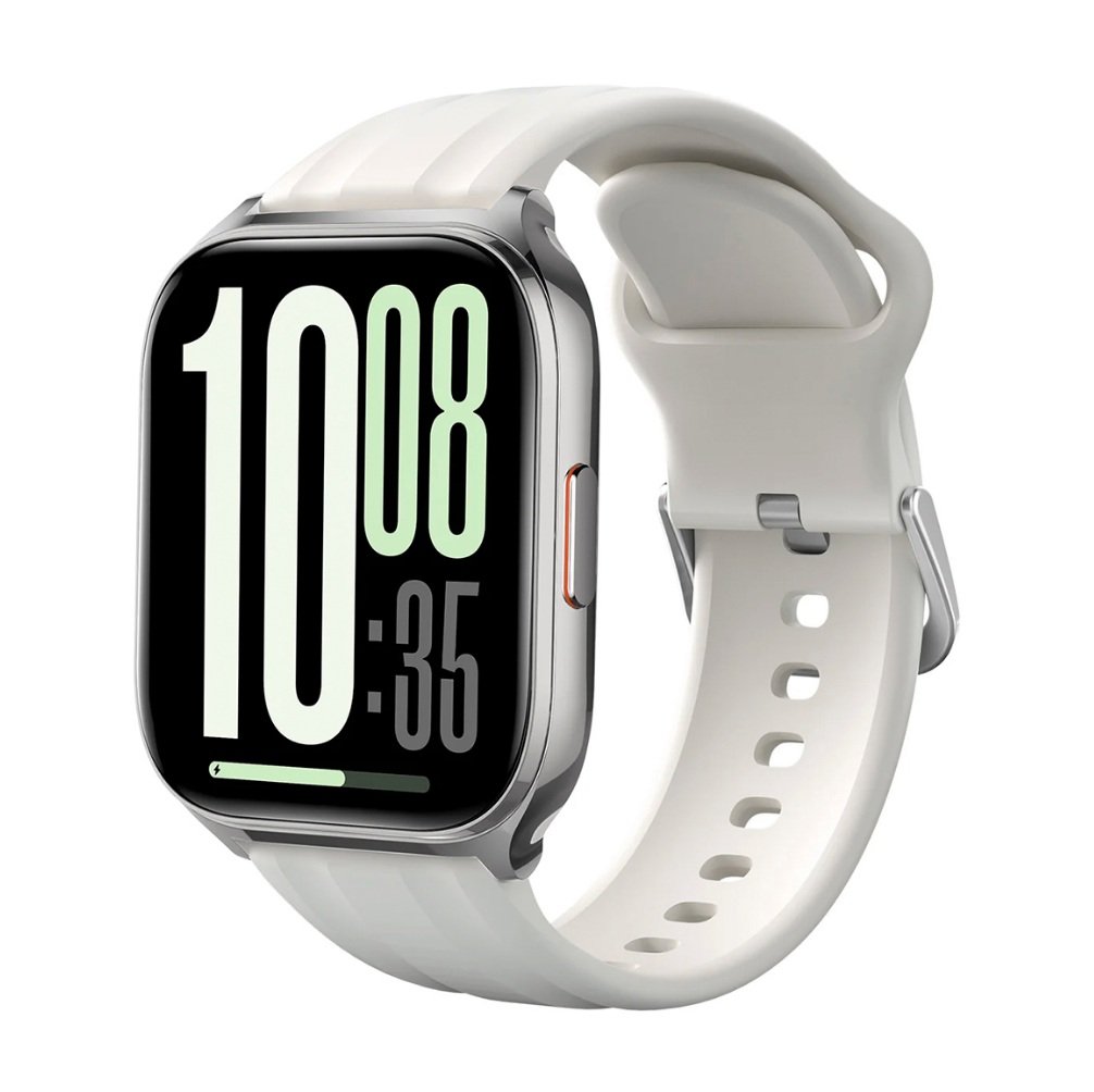 Smartwatch Haylou Watch 3 Hcs02, Conexão Strava, AmoLED 1,85, Notificações Mensagens, 1atm, Prata