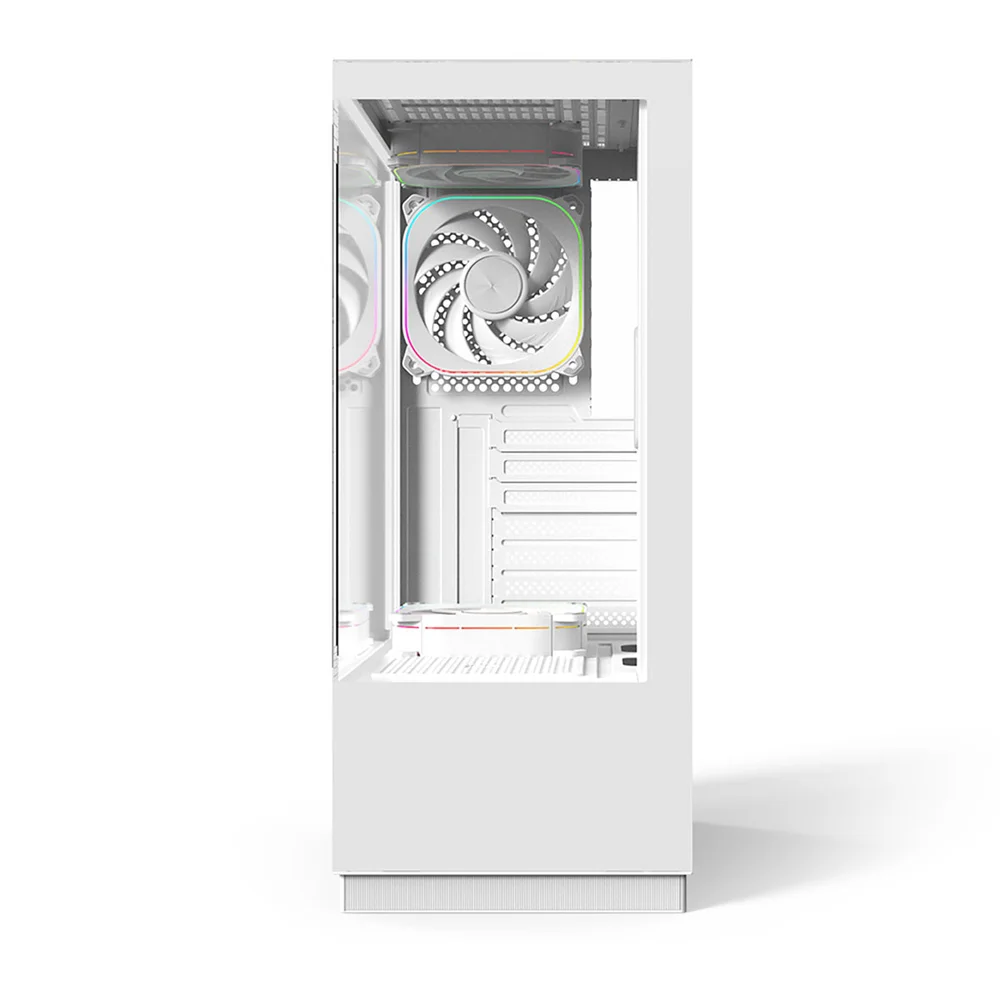 Imagem 4 de 5 do produto Gabinete Gamer Mid Tower Sem Fan Sem Fonte Gab120 Arch I Branco Aerion